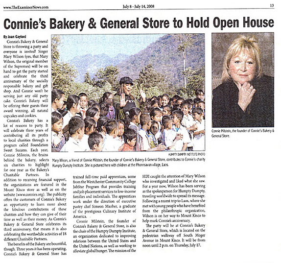 Connie's Bakery & General Store to Hold Open House