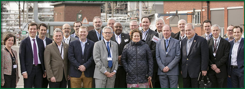 Delegation at ExxonMobile Refinery