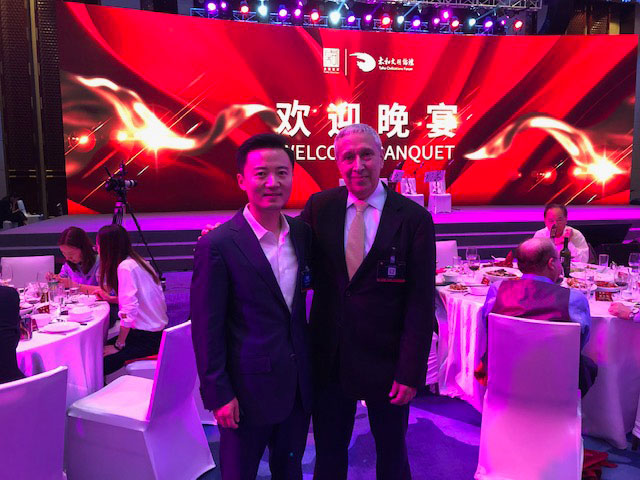 HDI Executive Director Joseph Merante and Leon Wang New York Director of China Construction Bank